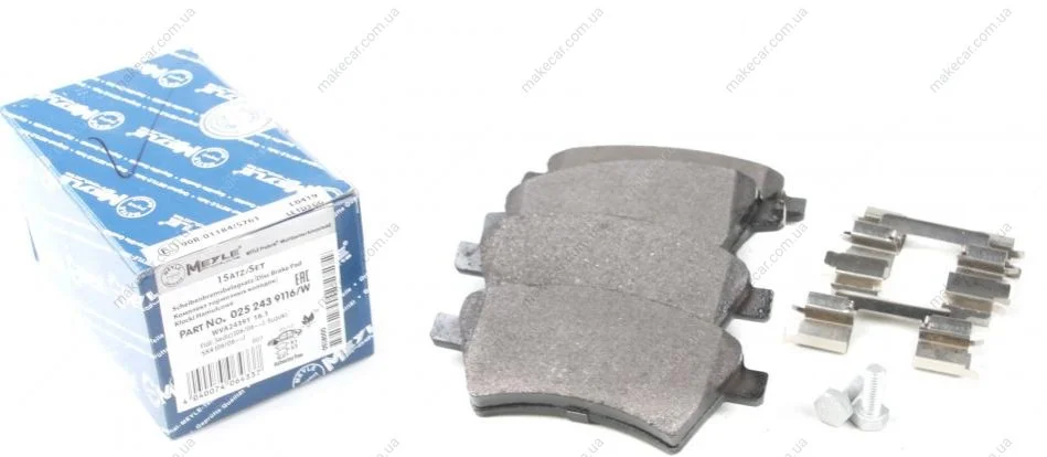 <strong>Колодки гальмові дискові Suzuki SX-4 MEYLE 025 243 9116/W (фото 1)</strong>