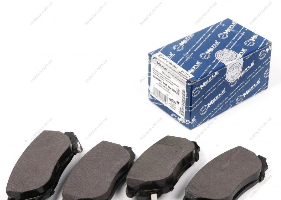 <strong>Комплект гальмівних колодок з 4 шт. дисків MEYLE 025 244 1519/W (фото 1)</strong>