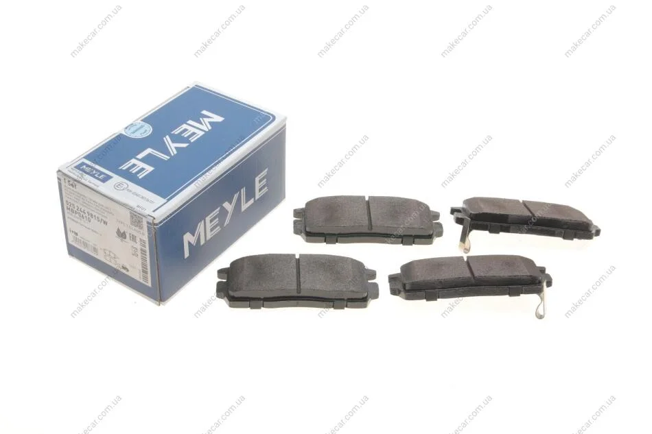 <strong>Комплект гальмівних колодок з 4 шт. дисків MEYLE 025 244 9815/W (фото 1)</strong>
