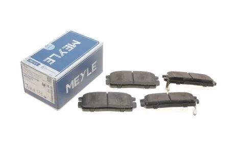 Комплект гальмівних колодок з 4 шт. дисків для Vauxhall, Daewoo, Opel, Chevrolet, Pontiac MEYLE 025 244 9815/W фото товару