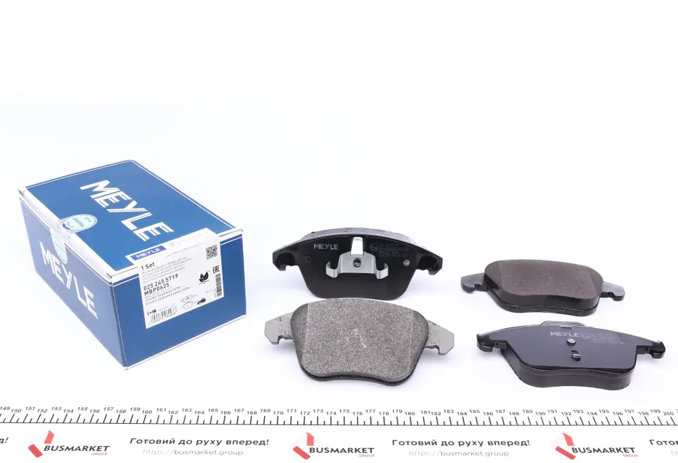 <strong>Комплект гальмівних колодок з 4 шт. дисків MEYLE 025 245 5719 (фото 1)</strong>