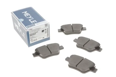 Колодки гальмівні дискові задні для Volkswagen, Audi, Skoda, Seat MEYLE 025 245 6317 фото товару