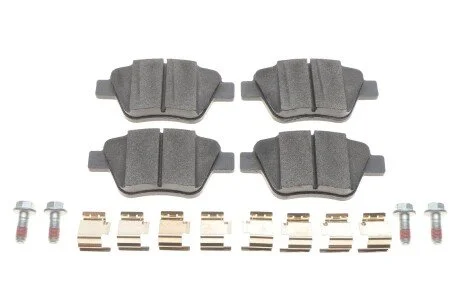 Комплект гальмівних колодок з 4 шт. дисків для Volkswagen, Skoda, Audi, Seat MEYLE 025 245 6317/PD фото товару