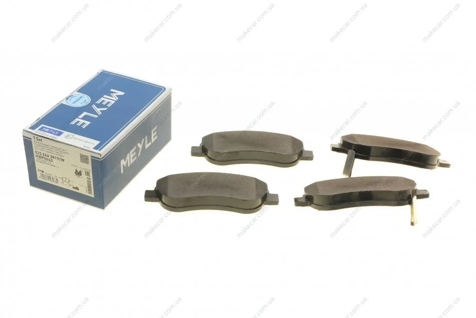 <strong>Гальмівні колодки дискові MEYLE 025 246 3819/W (фото 1)</strong>
