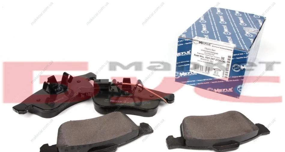 <strong>Гальмівні колодоки Fiat DOBLO 263, 11/09-- MEYLE 025 247 2720/W (фото 1)</strong>