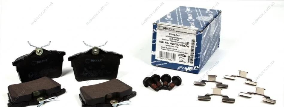 <strong>Гальмівні колодки дискові MEYLE 025 247 6516/W (фото 1)</strong>