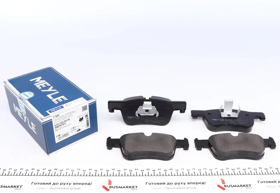 <strong>Колодки гальмівні дискові BMW P. F20/F30 10- 118- MEYLE 0252550618 (фото 1)</strong>