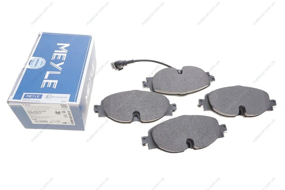 <strong>Комплект дискових гальмівних колодок MEYLE 025 256 8320 (фото 1)</strong>