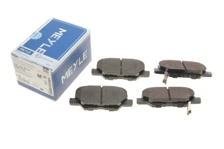 Комплект гальмівних колодок для Mitsubishi, Mazda, Peugeot, Citroen MEYLE 025 256 8814 фото товару