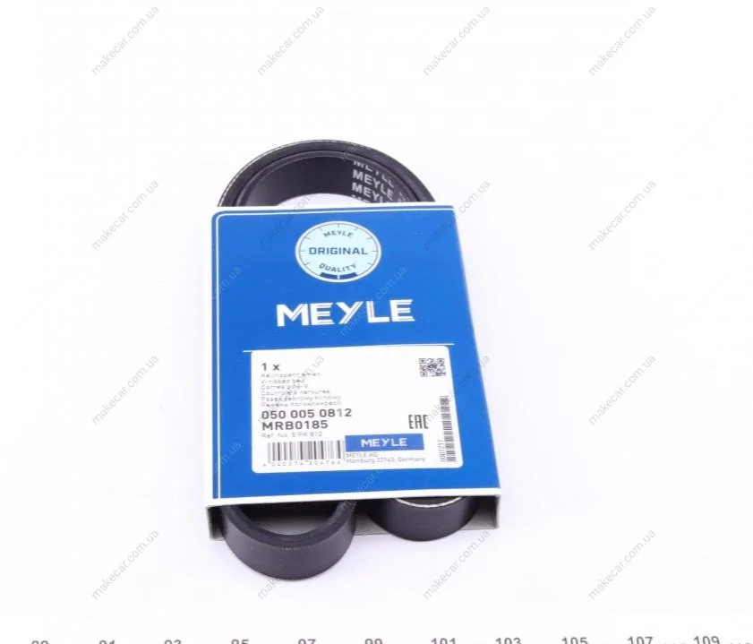 <strong>Пас поліклиновий 5 PK 812 MEYLE 050 005 0812 (фото 1)</strong>