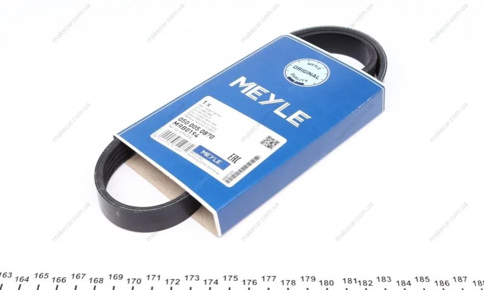 <strong>Пас поліклиновий 5 PK 870 MEYLE 050 005 0870 (фото 1)</strong>
