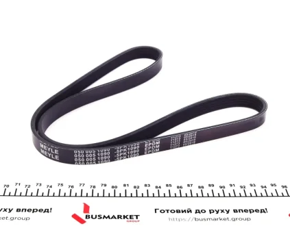 Ремінь генератора поліклиновий для Fiat, Mitsubishi, Toyota, Audi, Volvo MEYLE 050 005 1090 фото товару