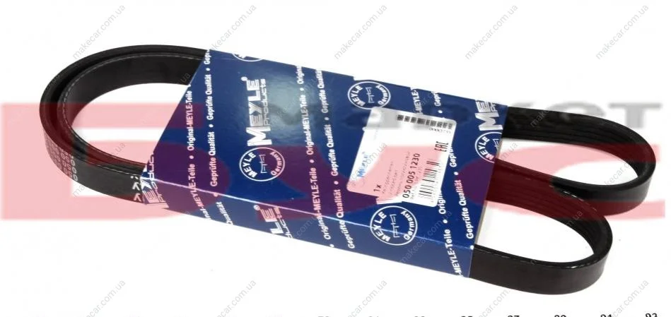 <strong>Пас поліклиновий_5 PK 1230 MEYLE 050 005 1230 (фото 1)</strong>
