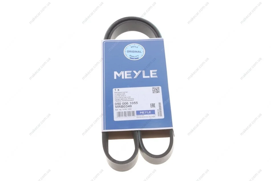 <strong>Пас поліклиновий 6 PK 1055 MEYLE 050 006 1055 (фото 1)</strong>