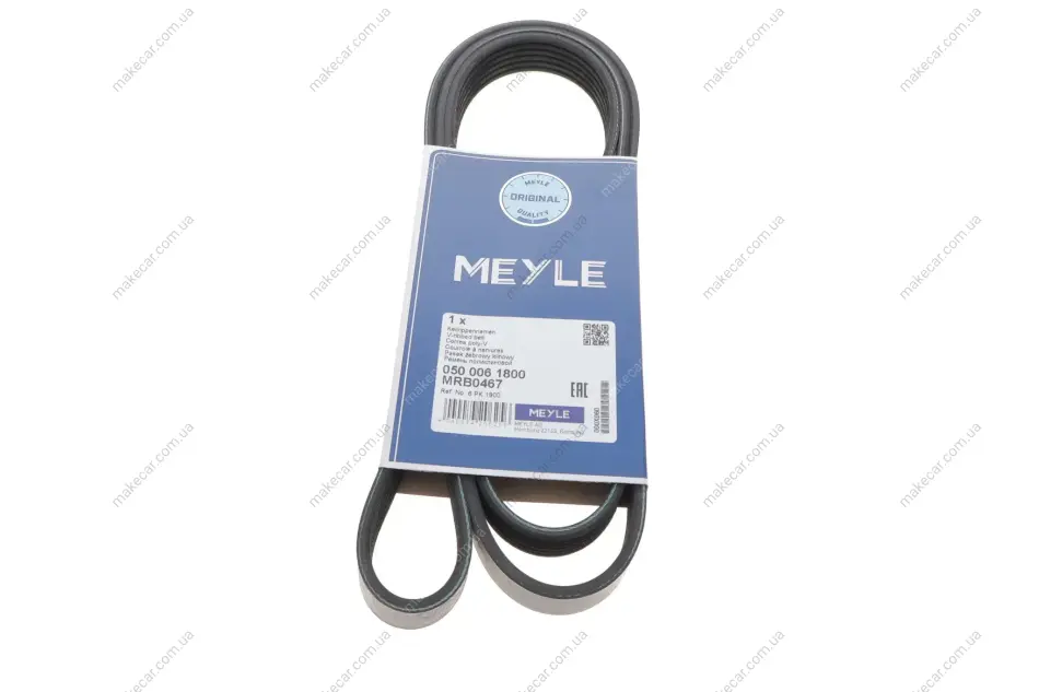 <strong>Пас поліклиновий 6 PK 1800 MEYLE 050 006 1800 (фото 1)</strong>