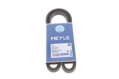 Ремінь генератора клиновий для Nissan, Ford MEYLE 052 013 1075 фото товару