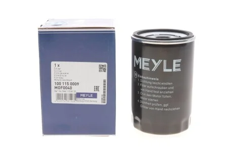 Фільтр масляний для MEYLE 100 115 0009 фото товару