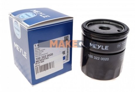 Фільтр оливний MEYLE 1003220020 (фото 1)