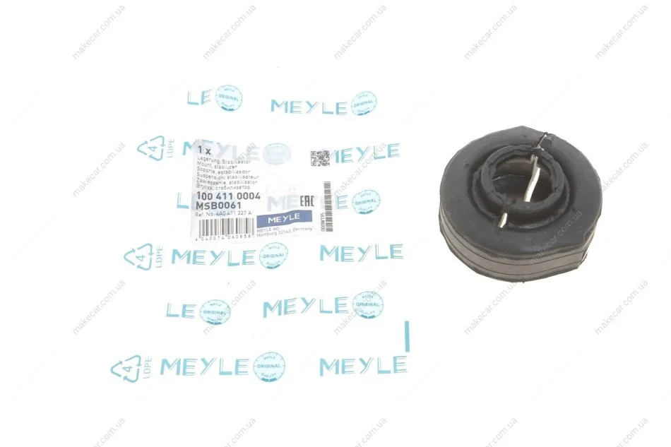 <strong>Втулка стабілізатору MEYLE 100 411 0004 (фото 1)</strong>