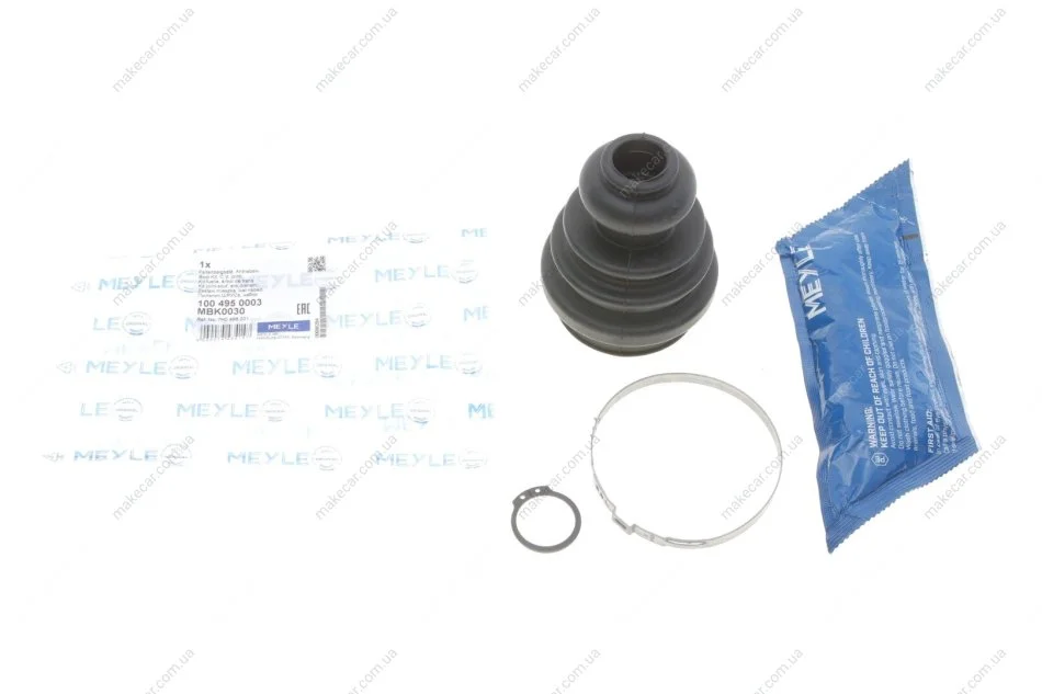 <strong>Пильовик внутрішнього ШРУСу VW T5 MEYLE 100 495 0003 (фото 1)</strong>