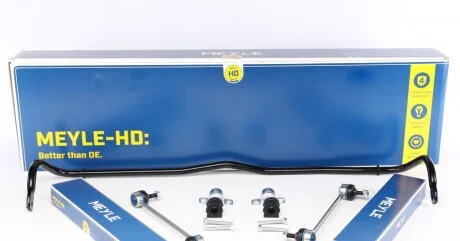 Стабілізатор HD + 2 стійки + 2 втулки + кріплення для Volkswagen, Skoda, Seat, Audi MEYLE 1006530003HD фото товару