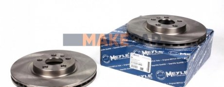 Гальмівний диск MEYLE 11-15 521 0006 (фото 1)