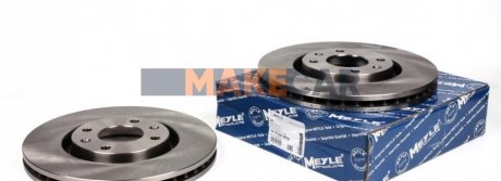 Тормозной диск вентилируемый передний MEYLE 11-15 521 0018 (фото 1)