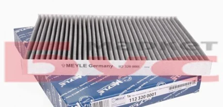 Фільтр салона вугільний для Audi, Volkswagen, Seat, Skoda MEYLE 112 320 0001 фото товару