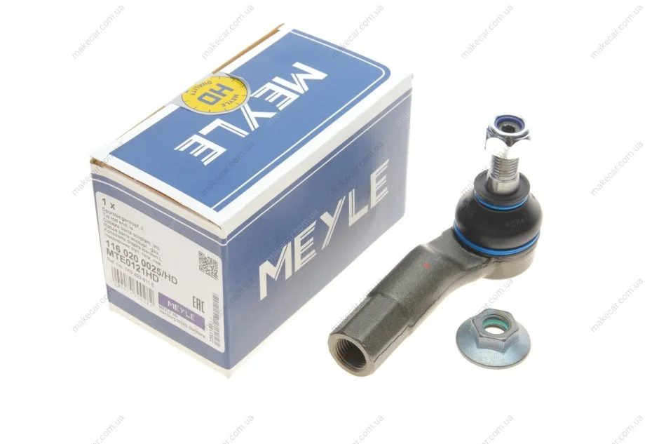 <strong>Рульовий наконечник лівий MEYLE 116 020 0025/HD (фото 1)</strong>