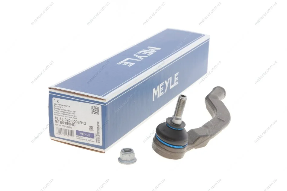 <strong>Накінечник кермової тяги HD правий MEYLE 16-16 020 0008/HD (фото 1)</strong>