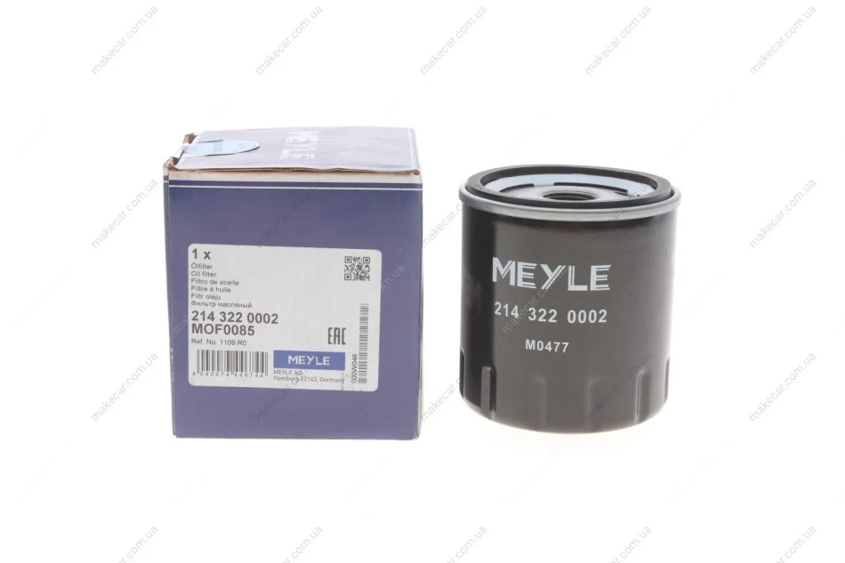 <strong>Фільтр оливний MEYLE 214 322 0002 (фото 1)</strong>