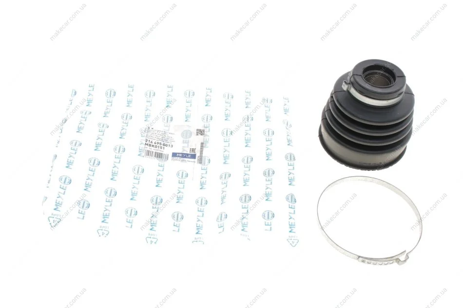 <strong>Ремонтний комплект пильника шарніра рівних кутових швидкостей, з елементами монтажу MEYLE 214 495 0013 (фото 1)</strong>