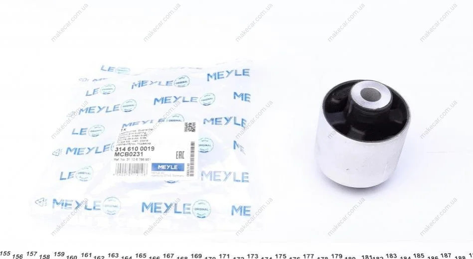 <strong>Сайлентблок важеля X3 F25 10- XDRIVE/SDRIVE PRZEDN MEYLE 3146100019 (фото 1)</strong>