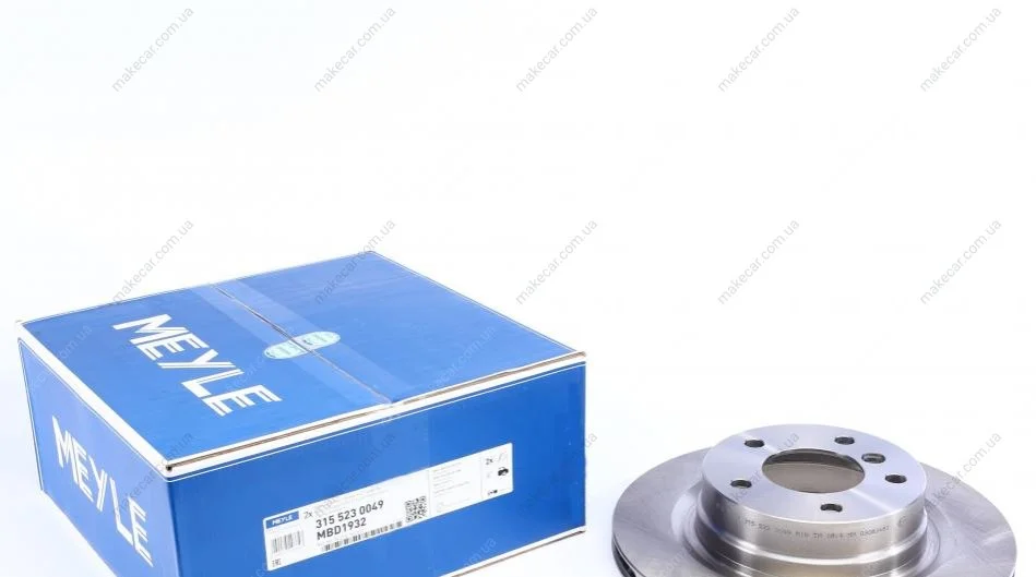 <strong>Диск гальмівний BMW T. 1/3 04- MEYLE 3155230049 (фото 1)</strong>