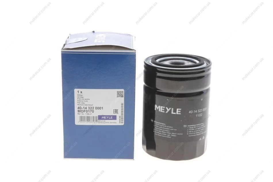 <strong>Фільтр мастильний MEYLE 40-14 322 0001 (фото 1)</strong>
