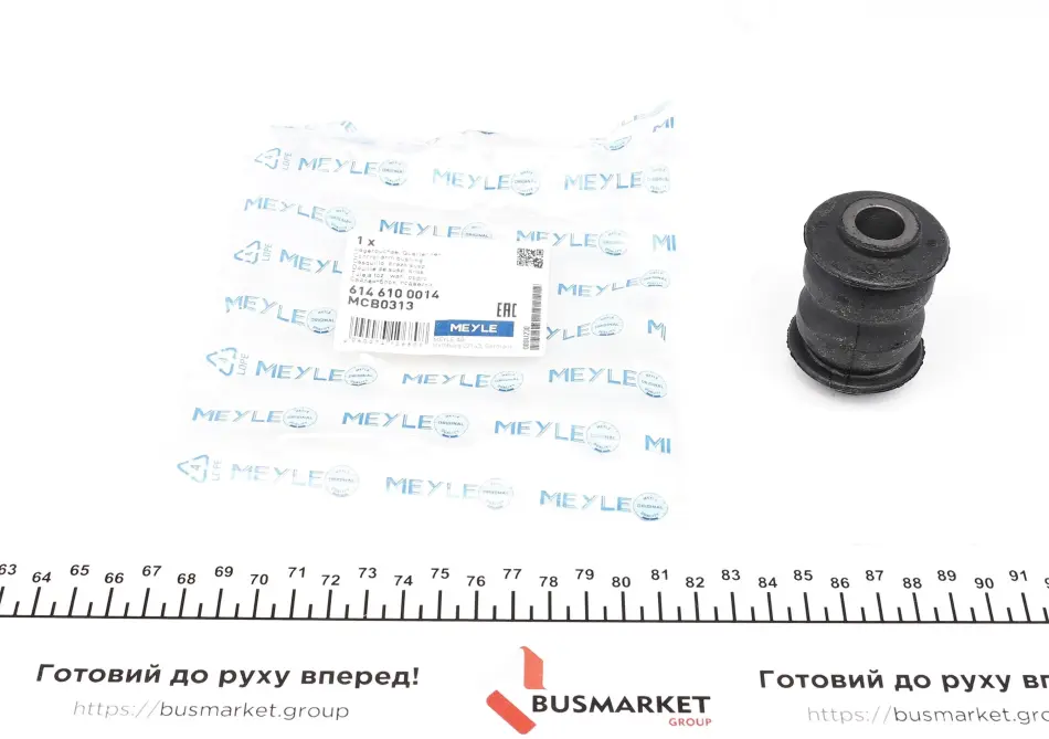 <strong>Сайлентблок важеля CHEVROLET CAPTIVA, OPEL ANTARA 06- перед. міст (Вир-во) MEYLE 614 610 0014 (фото 1)</strong>