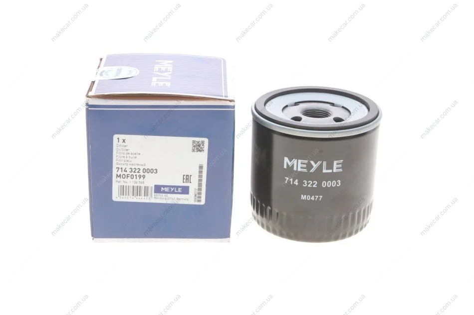 <strong>Фільтр оливний MEYLE 714 322 0003 (фото 1)</strong>