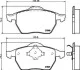 <strong>Тормозные колодки перед. VW Sharan 95-00 SEAT Alhambra FORD Galaxy MINTEX MDB1741 (фото 1)</strong>