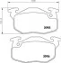 <strong>Тормозные колодки передние PEUGEOT 106 1.4-1.6 96- MINTEX MDB1807 (фото 1)</strong>