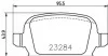 <strong>OPEL Колодки тормозные задние CORSA 01- MINTEX MDB2168 (фото 1)</strong>