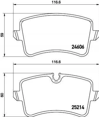 <strong>Тормозные колодки зад. AUDI A8 10- MINTEX MDB3086 (фото 1)</strong>