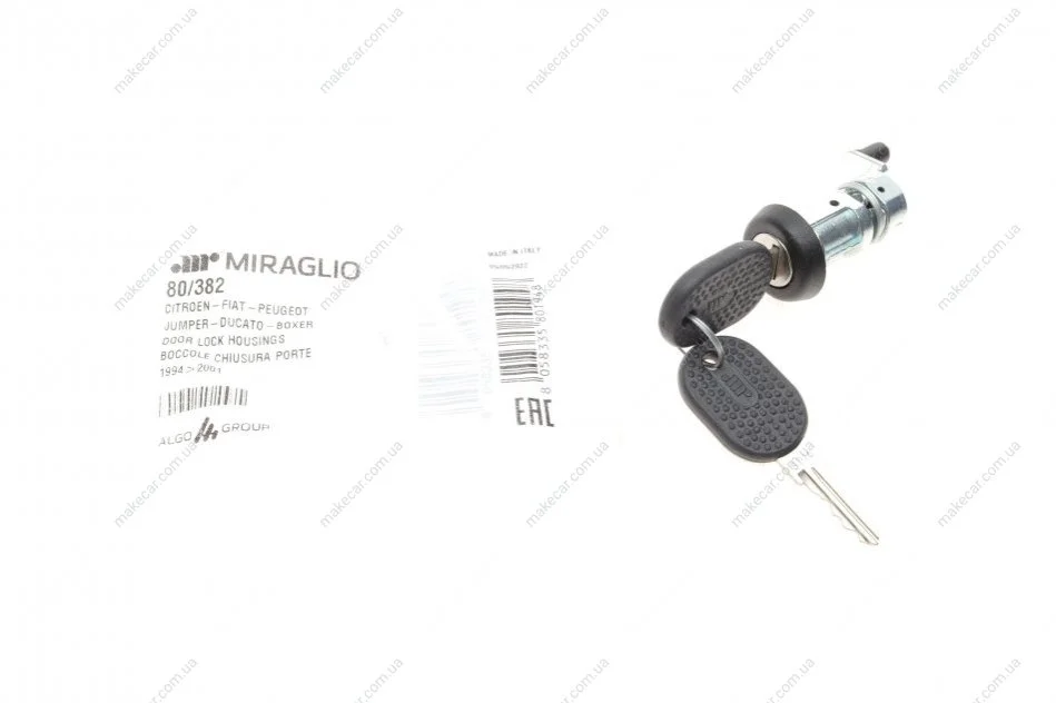 <strong>Серцевина замка дверей MIRAGLIO 80/382 (фото 1)</strong>