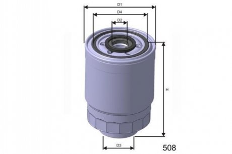 Фильтр топливный MISFAT M443 (фото 1)