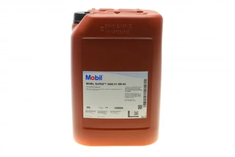Олива моторна Mobil Super 3000 X1 5W-40, 20л. для MOBIL 150011 фото товару