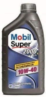 Моторна олива Mobil Super 2000 X1 10W-40 напівсинтетична 1 л для MOBIL 152049 фото товару