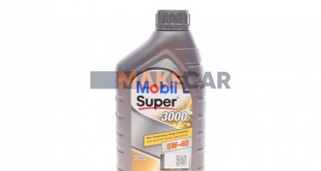 Моторное масло Super 3000 X1 5W-40 синтетическое 1 л MOBIL 152567