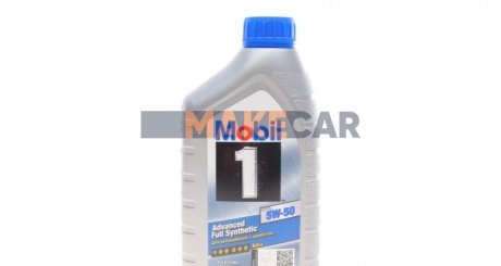 Моторное масло 1 FS X1 5W-50 синтетическое 1 л MOBIL 153631 (фото 1)