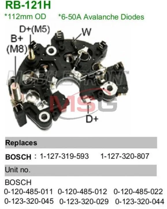 <strong>Випрямляч діодний MOBILETRON RB121H (фото 1)</strong>