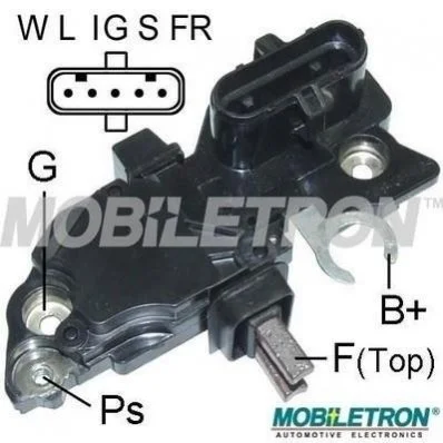 <strong>Регулятор напруги генератора MOBILETRON VRB396 (фото 1)</strong>