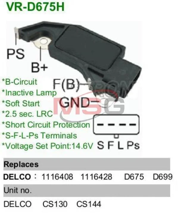 <strong>Регулятор напруги генератора MOBILETRON VRD675H (фото 1)</strong>